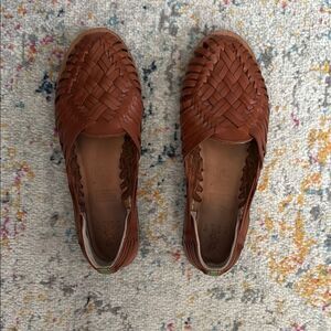 Women's Brown Leather Hurache